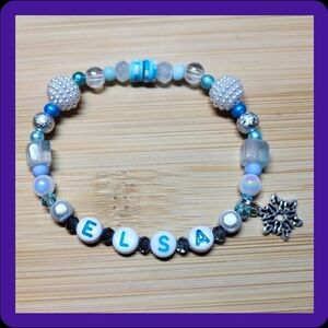 Elsa- Disney Friendship Bracelet, Size 7"